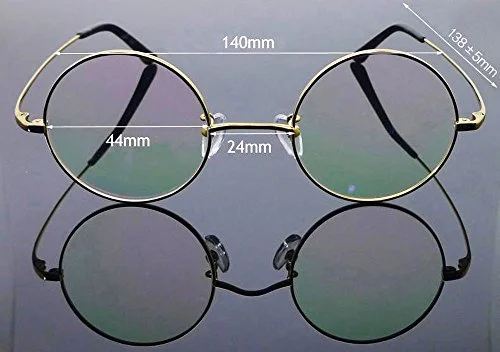 Agstum Pure Titanium Retro Round Optical Eyeglasses Frame 44-24-140 4