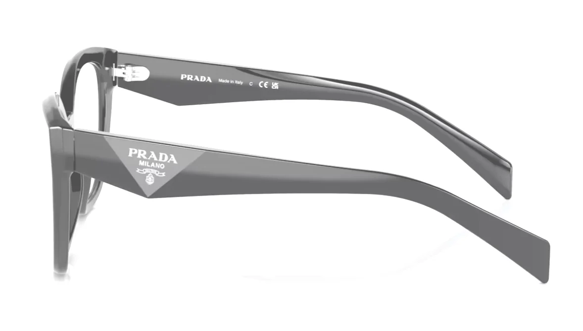New Prada Reading Glasses VPR 20Z 16K-1O1 54-17 145 Black Cat Eye Frames Readers 4