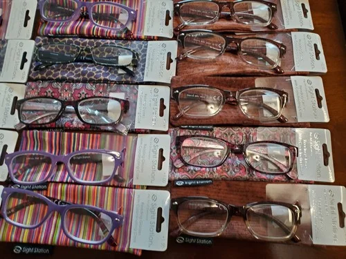Reading Eyeglasses Lot Corinne McCormack Sight Station Foster Grant Glasses 4