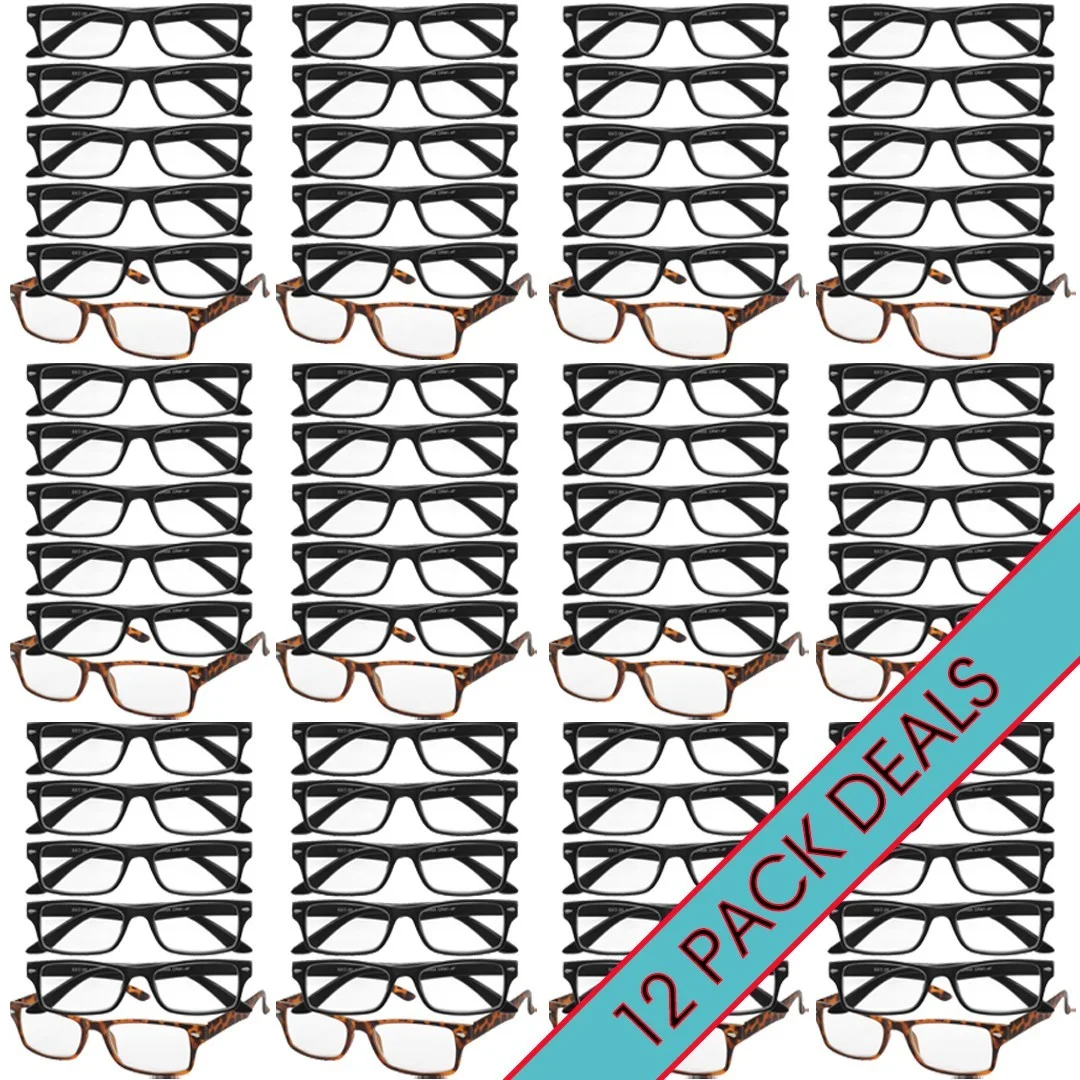 Reading Glasses 6 Pairs for Men Women Quality Style Readers Eyeglasses New 4
